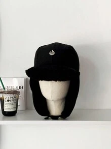 保暖加厚冬季户外骑行乌沙卡帽，男女通用保暖护耳滑雪飞行员帽 - 山標拼色圓頂雷鋒帽 - 查看 8