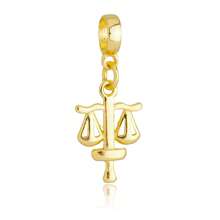 Work Semijoias 18k Gold Plated Law Symbol Charm - Ngôi sao - Xem 1