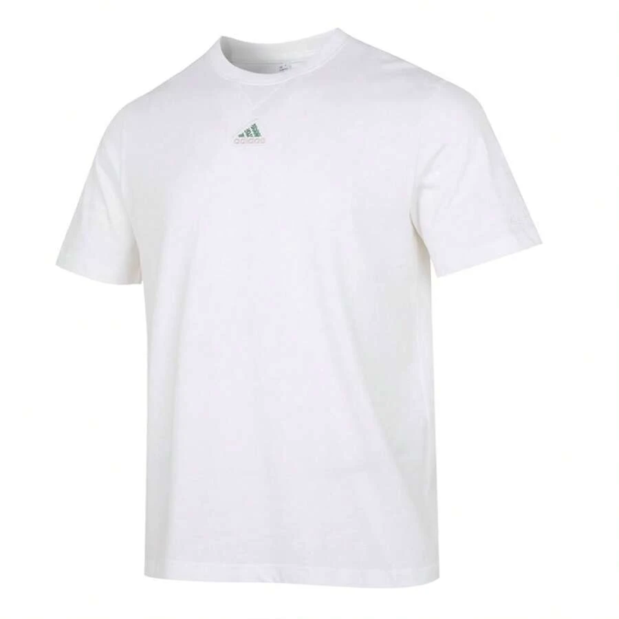 Adidas 男友风格男士短袖 T 恤，M ALL SZN S T IR8400 - 白色 - 查看 1