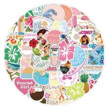60 件椰子女孩美学贴纸、卡通涂鸦贴纸、水瓶笔记本电脑汽车贴花、送给女孩和青少年的完美礼物可爱贴纸（椰子女孩）、适用于学校用品、返校 - 彩色 - 查看 7