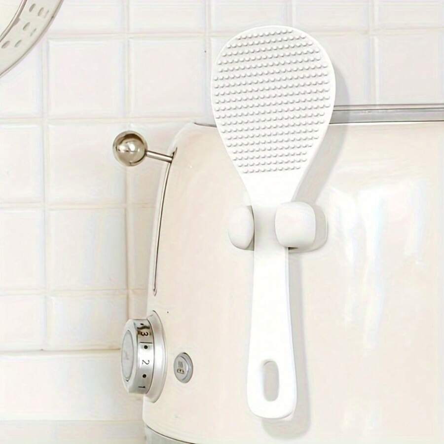 シリコン製ライススプーンホルダー 壁掛け式、キッチン&ダイニング用シームレスアクセサリー SHEIN JAPAN