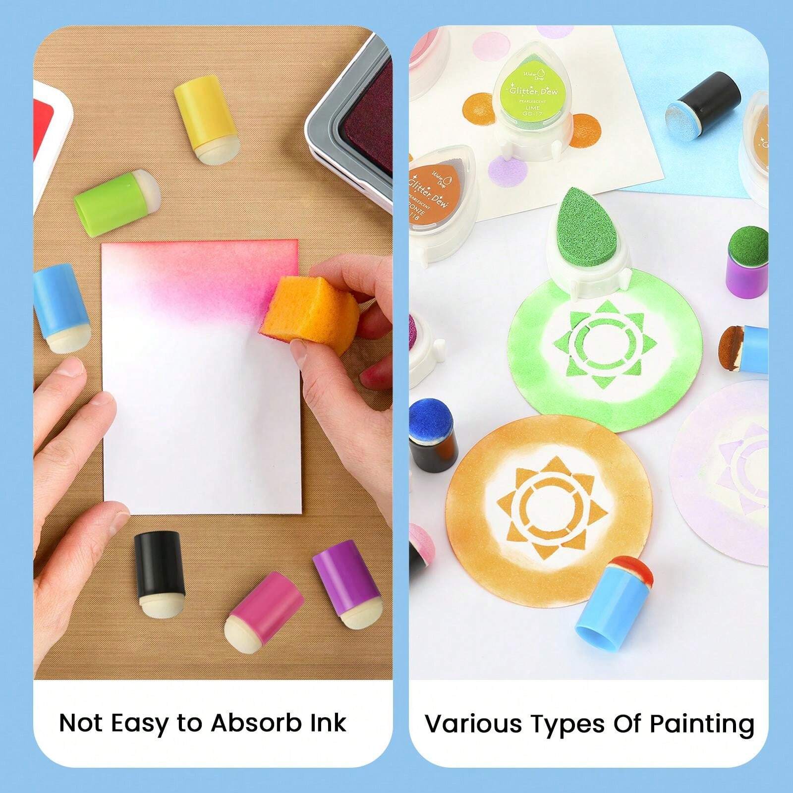Sponge Daubers For Crafting Perfect For Use With A Variety Of
