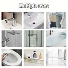 Doeyvose 适用于淋浴门、镜子和瓷砖的重型玻璃清洁剂：去除硬水渍和肥皂浮渣