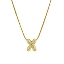 26pcs English Letter Pendant Necklace, Stainless Steel Curb Chain, Fashion Accessory
