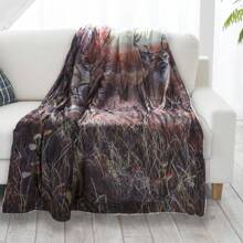 Lavish Home Fluffy Plush Throw Blanket 50 X 60 Inch - Deer Print Lightweight Bed Or Couch Soft Plush - Nhiều màu - Xem 2