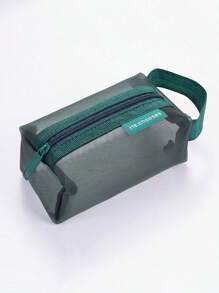 1 件网状零钱包迷你透明网状拉链包手拿包收纳零钱包便携式数据线袋女士礼物钱包必需品 - 彩色 - 查看 17