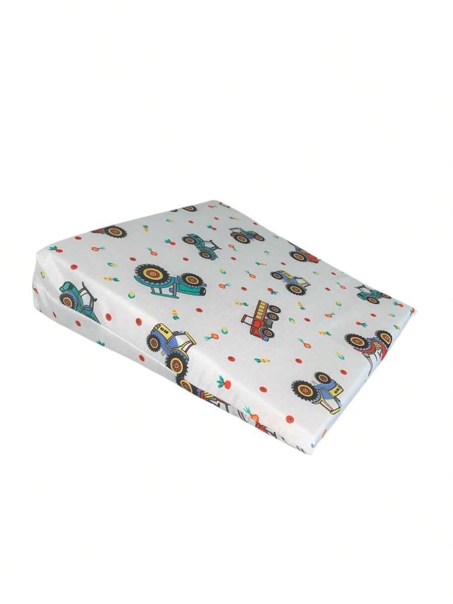 Anti-Reflux Ramp Pillow For Stroller, Mini Crib Or Moses Basket, Anti-Allergic With Refill (Foam) And Washable Cover - Xe nông trại - Xem 1