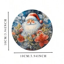 1 Bộ đế lót ly hình người tuyết hoa Giáng sinh - Miếng lót đồ uống ngày lễ bằng Diatomite, chịu nhiệt và chống trượt, dùng để trang trí nhà bếp và phụ kiện quà tặng, trang trí bàn cà phê quầy bar văn phòng tại nhà mùa đông, quà tặng cho cặp đôi - Nhiều màu - Xem 2