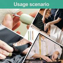 1 件多功能二合一穿线器拆线器，简易手动缝纫和针织配件穿线器拆线器，用于缝纫，穿线器和缝纫套件拆线器工具，适合老年人和缝纫爱好者 - 彩色 - 查看 6