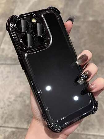 1PC Thick Anti-Yellowing Anti-Drop Mobile Phone Case Compatible With Iphone Waterproof Shockproof Scratch Resistant