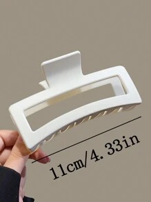 3 buc/1 buc agrafe de păr din plastic ușoare, pentru femei, negru/alb/maro, 4,33 in/11 cm, dimensiuni mari, accesorii de păr multifuncționale elegante la modă, agrafe de păr simple, minimaliste, de culoare solidă, potrivite pentru ieșiri zilnice, petrecere, naveta, vacanță, spălarea feței/părului, machiaj și ținute asortate, gheare de păr, agrafe de păr, cleme de păr, cleme de păr, agrafe de păr, tip prinzător de păr, casual