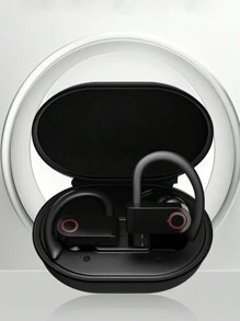 Tai nghe nhạc không dây thực sự New Beat Style 5.3 Tai nghe nhét tai đeo tai thoải mái cho doanh nhân Tai nghe nhét tai video TWS HIFI Dolby Bass 9D Tai nghe gọi HD âm thanh nổi cho Android Tương thích với iPhone Tai nghe chơi game điện thoại di động Tai nghe thông minh - màu đen - Xem 1