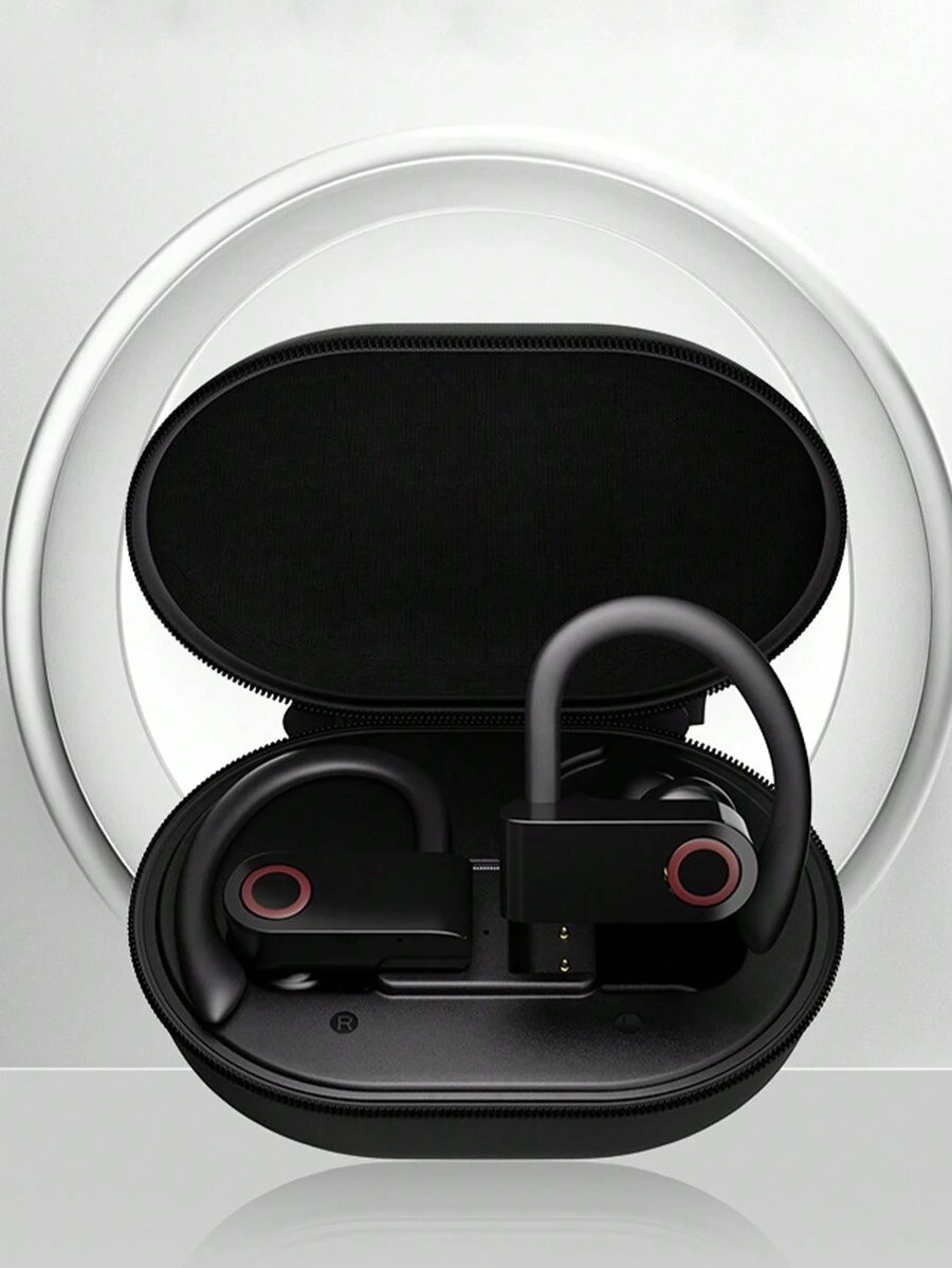 Tai nghe nhạc không dây thực sự New Beat Style 5.3 Tai nghe nhét tai đeo tai thoải mái cho doanh nhân Tai nghe nhét tai video TWS HIFI Dolby Bass 9D Tai nghe gọi HD âm thanh nổi cho Android Tương thích với iPhone Tai nghe chơi game điện thoại di động Tai nghe thông minh - màu đen - Xem 1