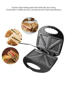 Maquina de sándwich, gofres, panini y parrilla para tostadas, bistec y tocino, para hogar - Multicolor - Ver 2