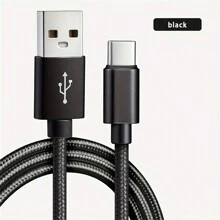 USB Type C 数据线快速充电数据线适用于 Vivo OPPO Redmi 等 USB C 智能手机充电器线 - 白色 - 查看 9