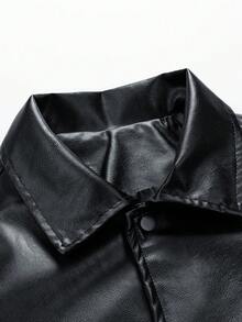 Women's Long Sleeve Lapel Casual Fashion Elastic Cuff Loose Workwear Rivet Pocket Zip-Up Jacket