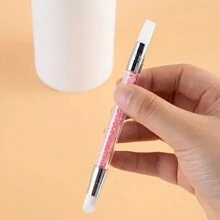 1件/5件硅胶指甲刷，雕刻浮雕美甲刷，用于镜面面粉，修剪推刀指甲修剪工具 - 彩色 - 查看 15