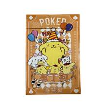 Sanrio SanrioPlaying Cards: Baralho de 54 cartas com padrões ricos e 4 estilos fofos, perfeito para jogos de festa e festivais, adequado para maiores de 14 anos
