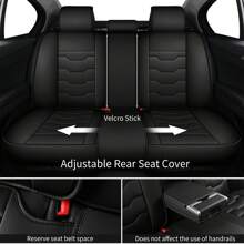 New PU Leather Car Seat Cover, Breathable And Waterproof Artificial Leather Car Seat Cover, Suitable For 5-Seater Car SUV Small Pickup 5-Seater Sedan, 5-Seater Car Protective Seat Cover For All Seasons (5 Colors Optional)