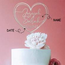 个性化亚克力蛋糕装饰自定义名字生日快乐游戏玩家套装生日快乐标志，个性化甜点桌装饰适用于派对独特的烘焙配件，送给家人和朋友的万圣节和圣诞节的礼物 - 1 件 - 彩色 - 查看 6