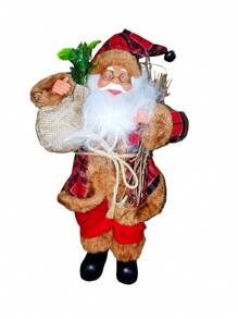 1pc Festive 12-Inch Classic Santa Claus Statue: Golden And Silver White Christmas Decorations For Home, Kitchen, Hotel, And Office Desks - Suitable For Christmas, New Year, And General Holiday Decorations,Christmas - Multicolor - View 13