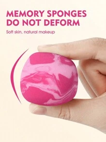 Bộ 9 túi đựng đồ trang điểm: 1 túi đựng đồ trang điểm PVC dung tích lớn + 8 miếng mút trang điểm, túi đựng đồ vệ sinh cá nhân chống thấm nước có thể gấp gọn, túi đựng mỹ phẩm, túi đựng đồ du lịch di động - Nhiều màu - Xem 7