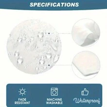 1 件圣诞装饰，多色五角星拼接圣诞树印花桌布，矩形涤纶桌布，防水桌布，厨房餐桌配件圣诞装饰，圣诞派对用品 - 彩色 - 查看 6