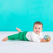 1 quả bóng gặm nướu nhiều màu sắc, đồ chơi bóng bóp rèn luyện xúc giác cho trẻ sơ sinh - Nhiều màu - Xem 6