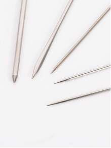 55pcs Stainless Steel Hand Sewing Needles, Easy To Thread, Sewing Tools