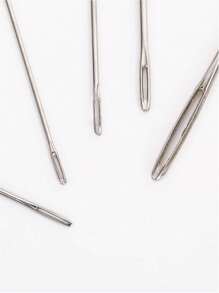 55pcs Stainless Steel Hand Sewing Needles, Easy To Thread, Sewing Tools