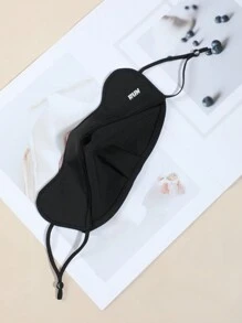 1 件男女通用纯色简约百搭保暖内衬保暖防风透气亲肤多功能口罩，适合秋冬季户外、骑行、通勤保护皮肤 - A - 查看 5