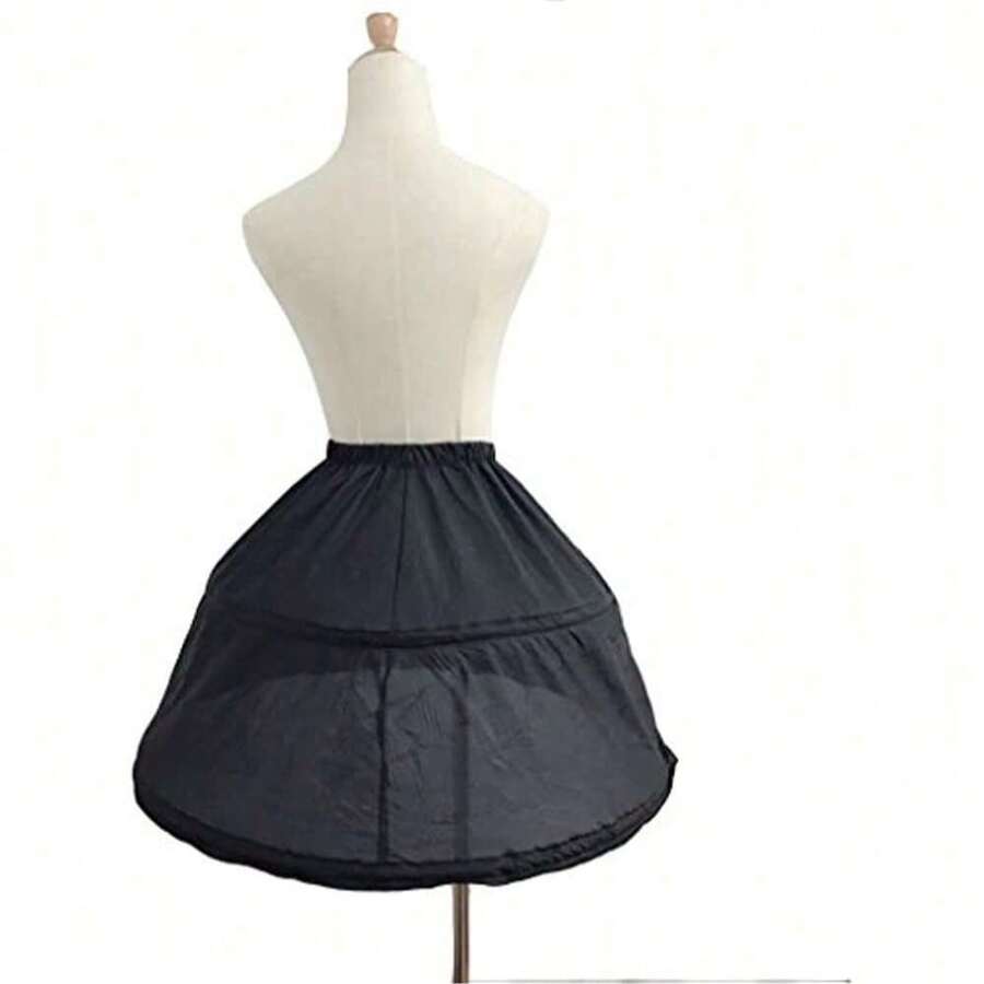 Women's 2 Hoops Pannier Petticoat Crinoline Underskirt Slip SHEIN