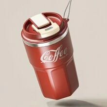 1 个 400/480ML 保温水瓶,304 不锈钢带盖咖啡水杯,双层耐热饮水瓶,便携式防漏水咖啡杯,适合学生和成人在家中、学校、宿舍、办公室、户外露营、野餐、旅行、返校使用 - 彩色 - 查看 8