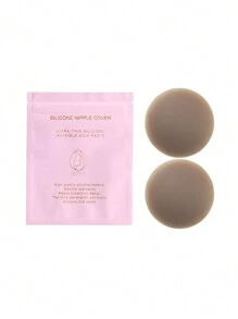 Núm vú giả hình tròn bằng silicon nguyên chất 100% cao cấp 8cm - Đồng - Xem 1