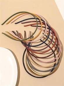 5入組編織扭曲彈性髮箍,防滑鬆緊頭飾,韓式髮飾,diy編織,男女皆宜