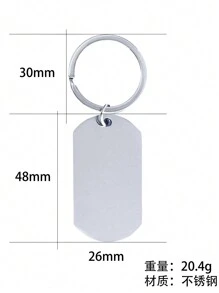 Stainless Steel Customizable Letter Keychain,Engraved, Stainless,Colorful,Cute,Adorable,Funny,Kawaii,Y2K,Stylish,Unisex,Casual,Custom,Personalized,Unique,Customized,Ideal Gifts For Him,Ideal Gifts For Her,Her,Boyfriend,Girlfriend,Family,Friends,Children