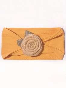 1pc Children Headband, New Fashionable Baby Flower Headband, Soft & Comfortable, Suitable For Infant & Toddler Decorative Accessory