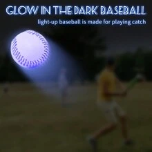 Light Up Baseball, Glow In The Dark Baseball, Perfect Baseball Gifts For Boys, Girls, Adults, And Baseball Fans, Official Baseball Size And Weight