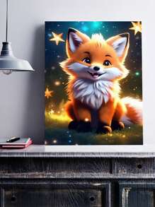 Tranh kim cương hình động vật dễ thương và đáng yêu, Tranh khảm kim cương toàn phần DIY thêu kim cương mới, Tranh treo trang trí nhà, Nghệ thuật treo tường, Thêu sáng tạo, Trang trí tường - Nhiều màu - Xem 8