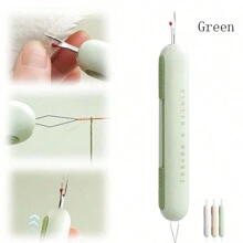 1 件多功能二合一穿线器拆线器，简易手动缝纫和针织配件穿线器拆线器，用于缝纫，穿线器和缝纫套件拆线器工具，适合老年人和缝纫爱好者 - 彩色 - 查看 8