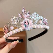 Crystal Crown, Frozen Headdress, Crown, Performance Anime Kuromimelo Crown Headdress, Suitable For Party Photo Props