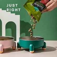 Bát đựng thức ăn cho thú cưng bằng thép không gỉ 4 chân - Nhiều màu - Xem 5