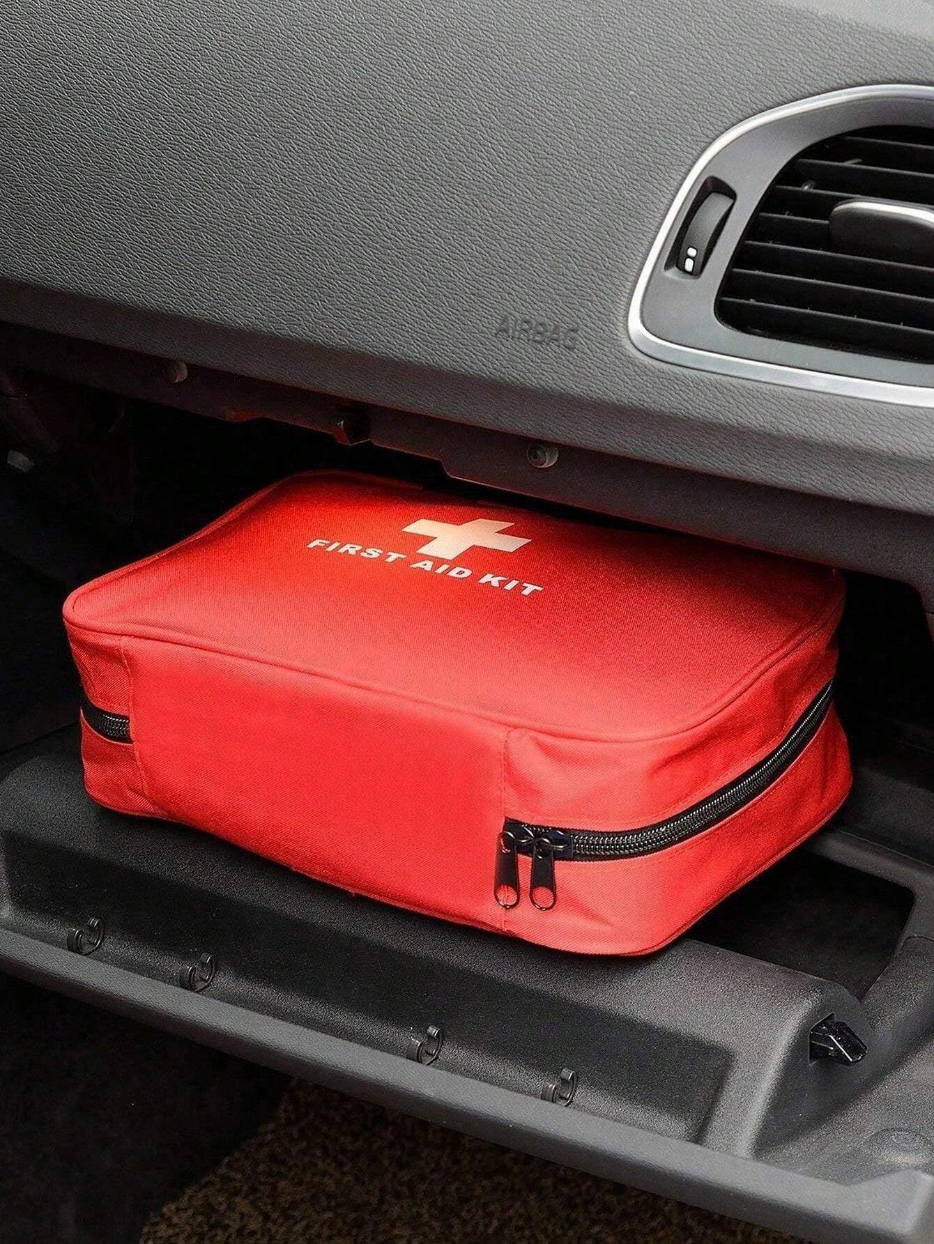 Portable First Aid Kit, Suitable For Home, Outdoor Emergencies, Camping