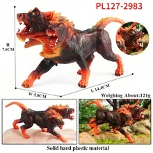 4 cái/1 cái, Ba đầu, Chó Cerberus, Bộ sưu tập trang trí nghệ thuật, Đồ chơi giáo dục cho trẻ em, Đồ trang trí bánh, Trang trí cửa hàng để bàn, Quà tặng trang trí cửa hàng Giáng sinh Lễ Tạ ơn, Quà tặng sinh nhật cửa hàng cho bé trai và bé gái, Đồ chơi cho bé trai, Quà tặng Giáng sinh - Nhiều màu - Xem 15