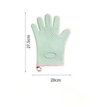 1pc Silicone Oven Mitts - Thick, Non-Slip, Heat Resistant For Baking, Cooking, Microwave Oven Use - Multicolor - View 17