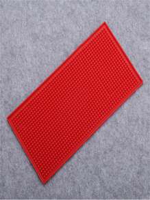 1 pieza 30 x 15 cm Alfombrilla rectangular de PVC suave y de goma, Almohadilla de goma gruesa, Alfombrilla antideslizante y resistente al agua para cocina, bar, KTV, cafetería, disponible en múltiples colores - Multicolor - Ver 12