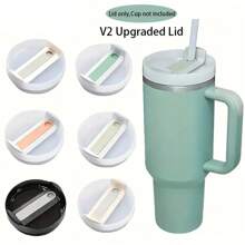 1pc Premium Leakproof Tumbler Lid For 2.0 40Oz Water Bottle, Reusable, Multiple Colors, Easy To Clean - Multicolor - View 1