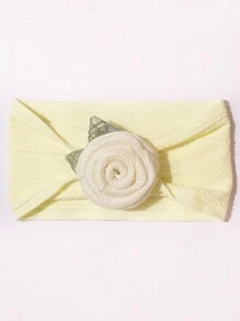 1pc Children Headband, New Fashionable Baby Flower Headband, Soft & Comfortable, Suitable For Infant & Toddler Decorative Accessory