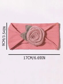 1pc Children Headband, New Fashionable Baby Flower Headband, Soft & Comfortable, Suitable For Infant & Toddler Decorative Accessory