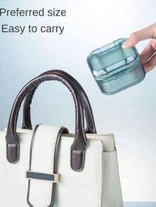 1 hộp đựng dụng cụ chỉnh nha hai lớp, hộp niềng răng vô hình có thiết kế thoát nước, cốc đựng răng giả, hộp đựng dụng cụ, hộp đựng dụng cụ bảo vệ răng ban đêm dễ thương, hộp đựng ngâm đựng có giỏ lọc, thích hợp cho gia đình, ngoài trời và du lịch. - Nhiều màu - Xem 4